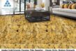 Đá granite tự nhiên với các đường vân độc đáo, thể hiện vẻ đẹp sang trọng và độ bền bỉ của vật liệu.