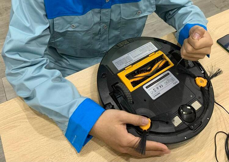 Giai quyet cac van de khi ket noi ung dung dieu khien robot hut bui Rapido