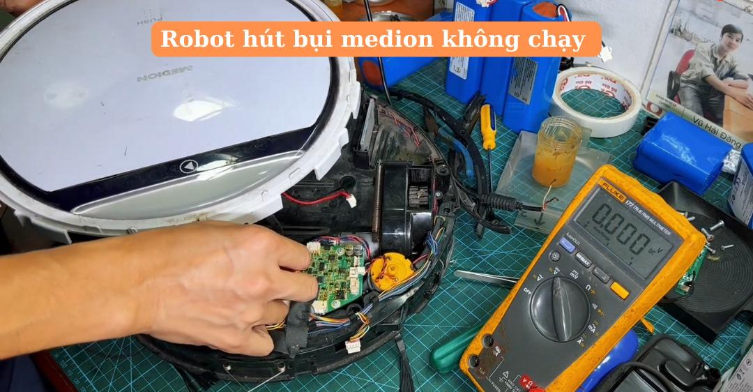 Mẹo phòng tránh sự cố robot hút bụi Medion