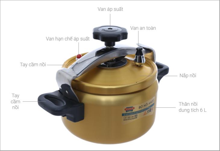 Mở nắp nồi áp suất an toàn-hướng dẫn chi tiết