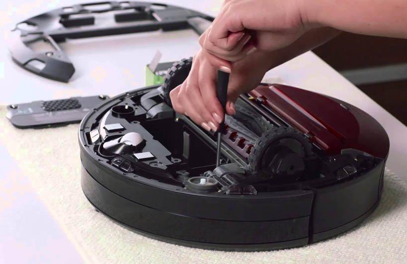 Robot hút bụi iRobot sau khi thay pin