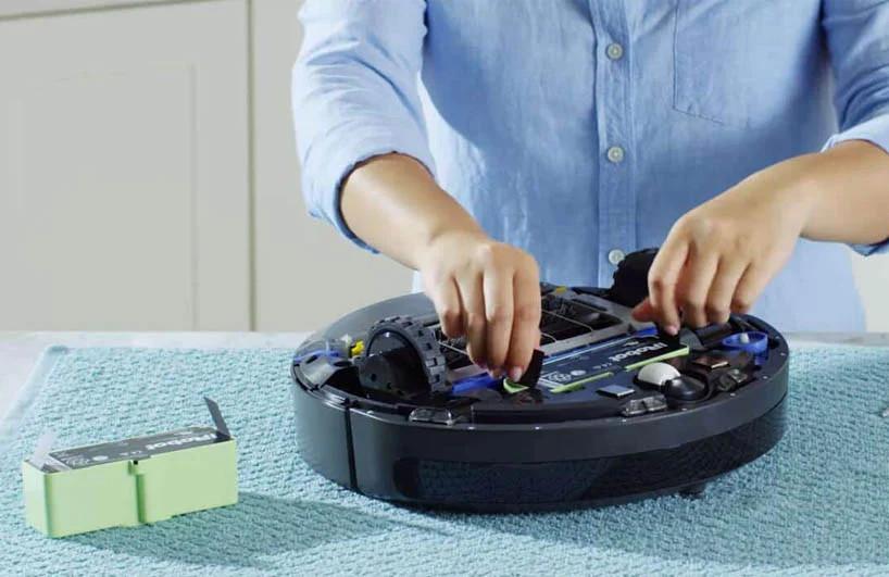 Chuẩn bị dụng cụ thay pin robot hút bụi Dreame