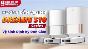 Ve sinh hop chua bui va loc robot hut bui lau nha Dreame