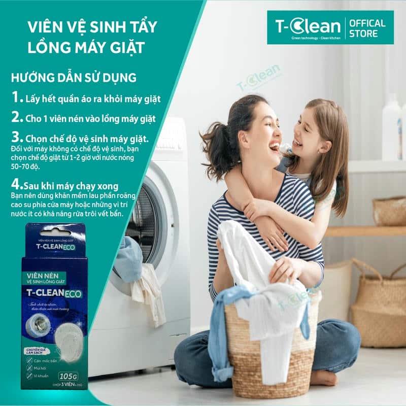 Vệ sinh lồng máy giặt định kỳ để tăng tuổi thọ thiết bị và đảm bảo quần áo sạch